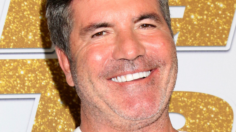 Simon Cowell at press event 