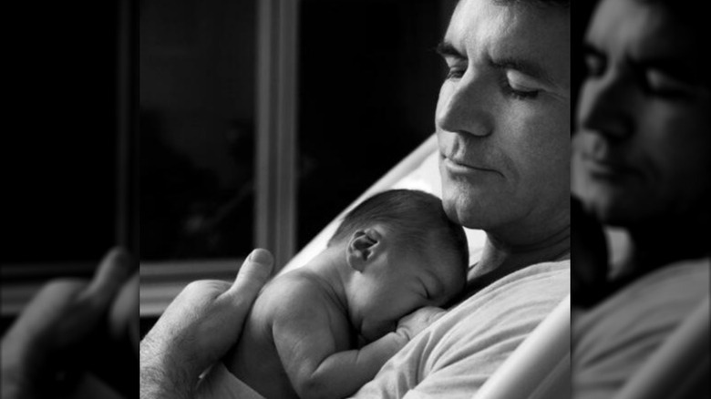 Simon Cowell and his son Eric