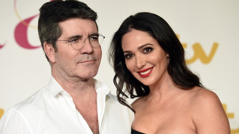 Simon Cowell and Lauren Silverman attend the ITV Gala at The London Palladium