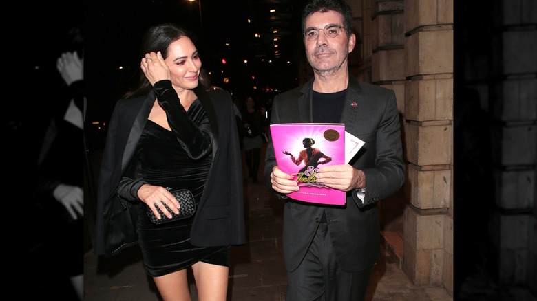 Lauren Silverman and Simon Cowell at "& Juliet" press night