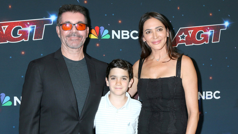 Simon Cowell with son Eric at the 2024 "America's Got Talent" live show