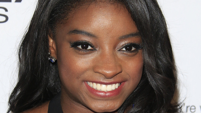 Simone Biles smiling