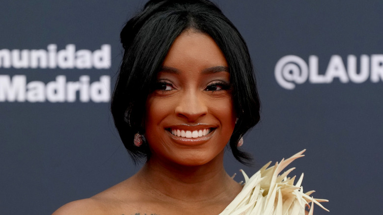 Simone Biles on the red carpet