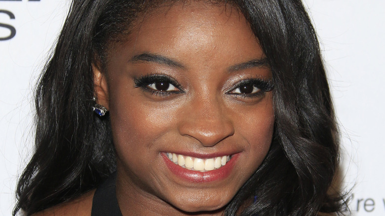 Simone Biles smiling