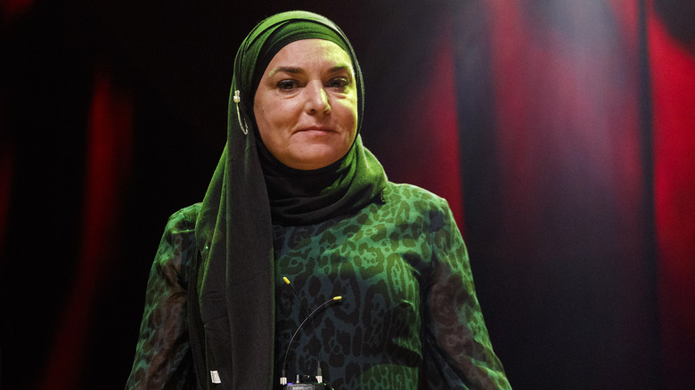 Sinead O'Connor performing in 2020