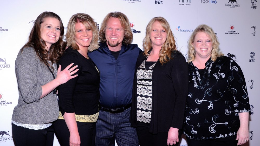 Kody Brown and his four sister wives on the red carpet