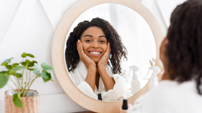 woman skincare