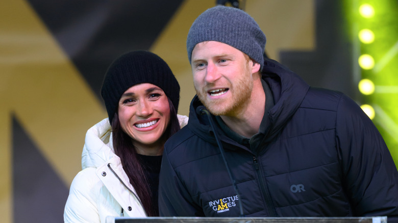 Meghan, Duchess of Sussex and Prince Harry during the 2025 Invictus Games