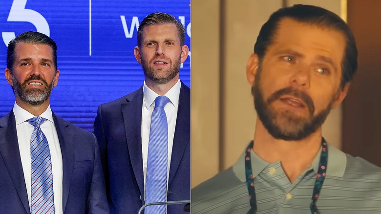 Don Jr. and Eric Trump/Mikey Day as Don Jr.