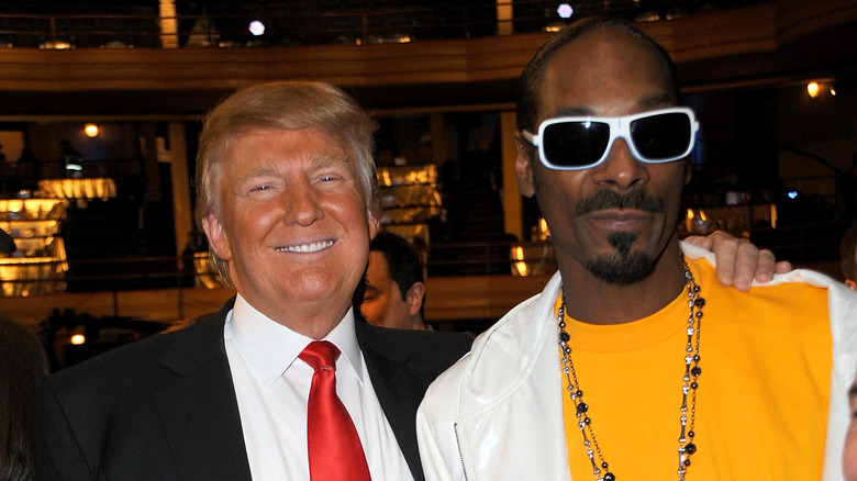 Snoop Dogg and Donald Trump together