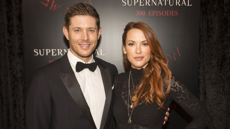 Jensen and Danneel Ackles at a red carpet