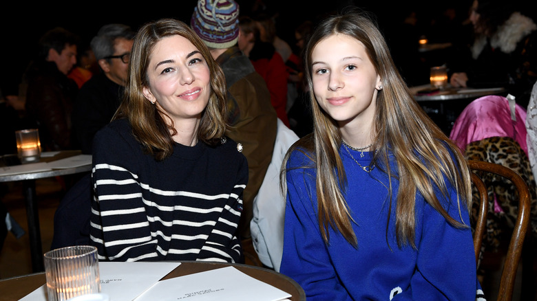 Sofia Coppola and her daughter Romy Mars
