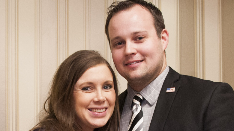 Anna and Josh Duggar smiling