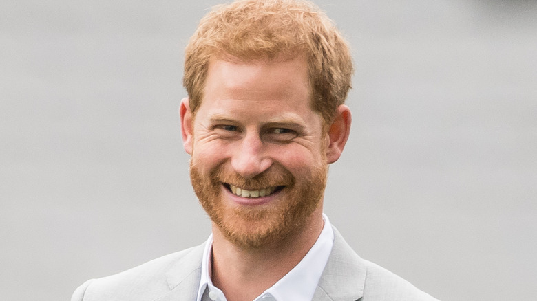 Prince Harry smiling