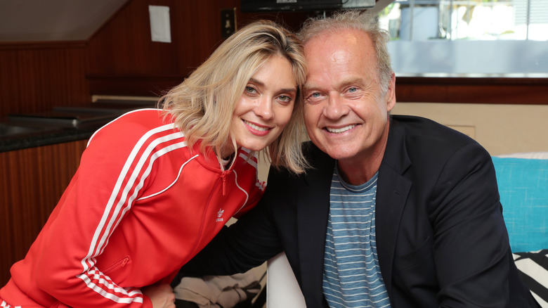Spencer Grammer with her father Kelsey Grammer