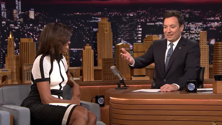 Michelle Obama appeared as a guest on "The Tonight Show Starring Jimmy Fallon" (2015