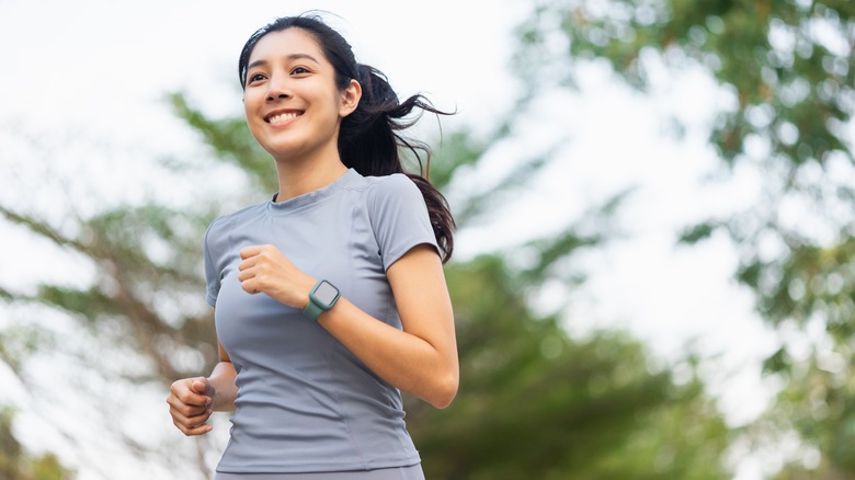 Woman running