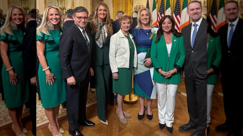 Lori Chavez-DeReme posing with fellow cabinet members