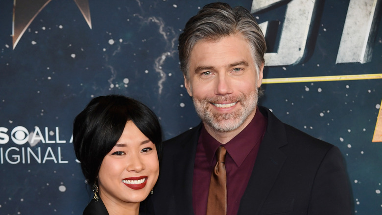 Darah Trang and Anson Mount smiling