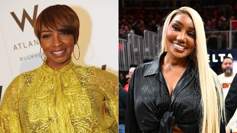 Split image of Nene Leakes before and after