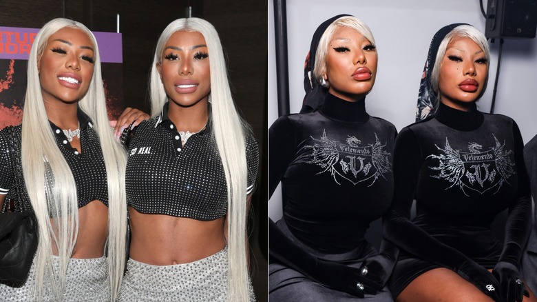 Split image of Shannon & Shannade Clermont before and after