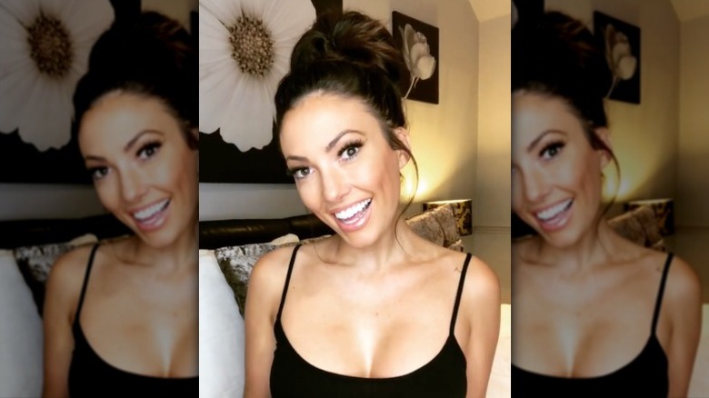 Closeup of Sophie Gradon smiling