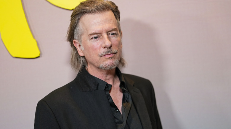 David Spade looking serious