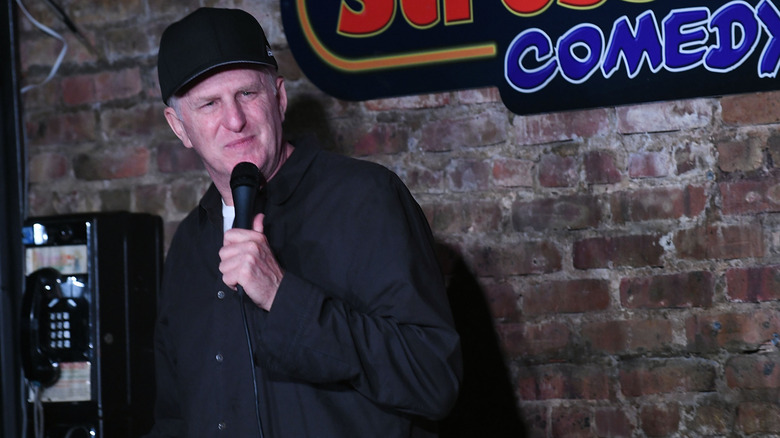 Michael Rapaport speaking on stage