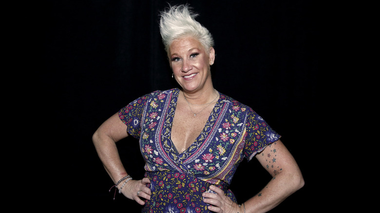 Anne Burrell posing for photos