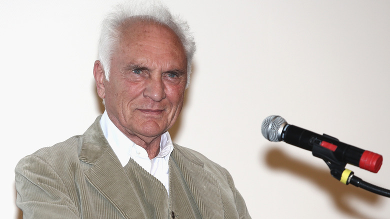 Terence Stamp talking