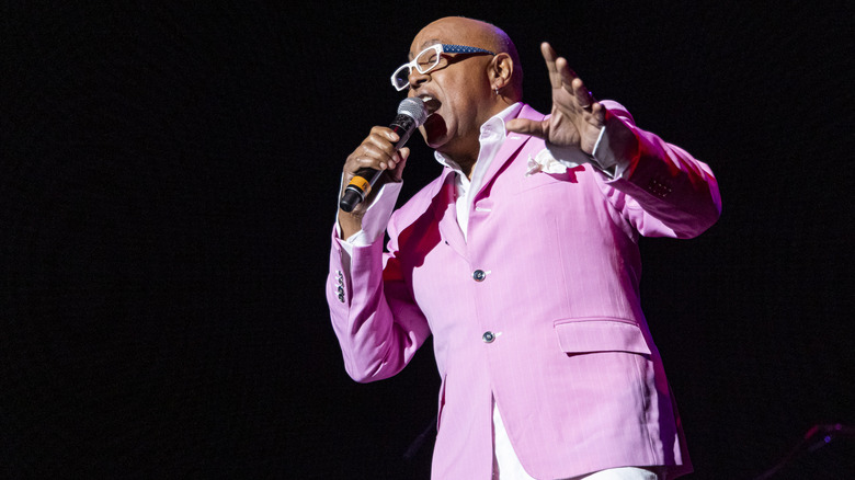 Peabo Bryson performing on stage