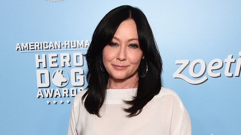 Side by side photos of Liam Payne and Shannen Doherty