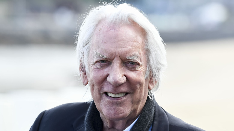 Donald Sutherland smiling