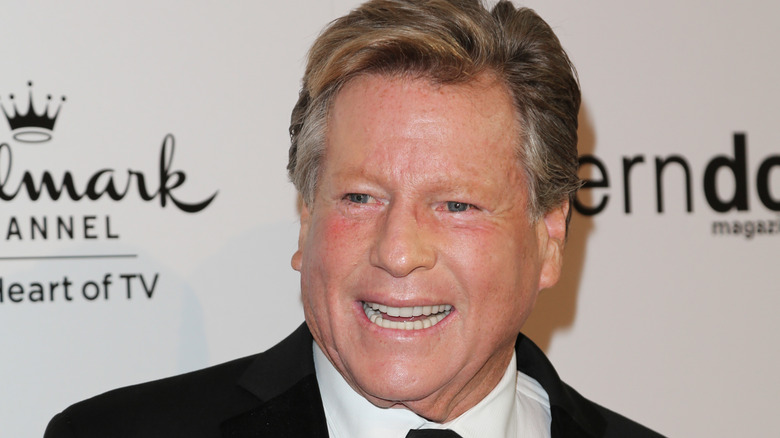 Ryan O'Neal laughing