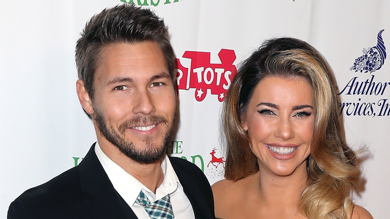 Scott Clifton and Jacqueline MacInnes Wood smiling