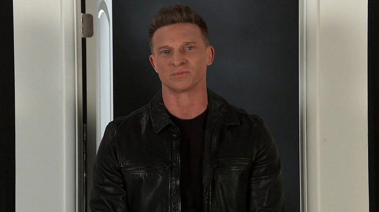 General Hospital's Steve Burton smirking