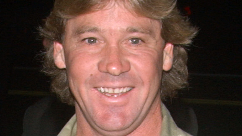 Steve Irwin smiling