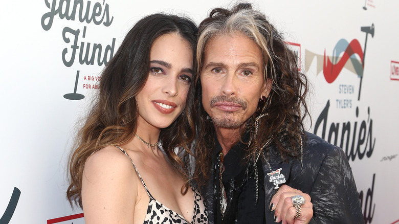 Steven Tyler with daughter Chelsea Tyler, heads together