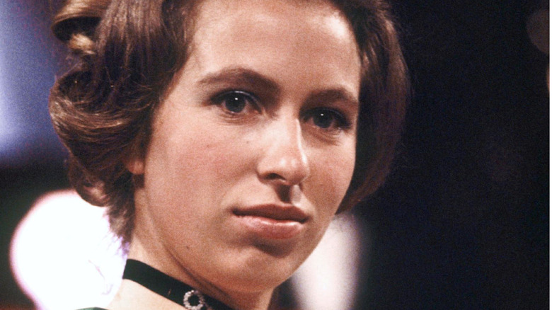 A young Princess Anne posing