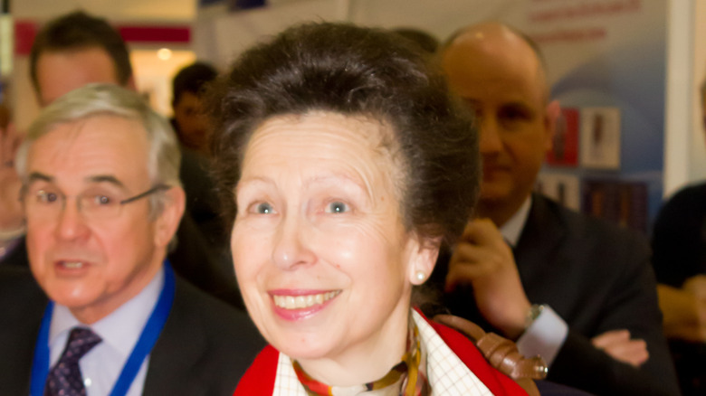 Princess Anne smiling