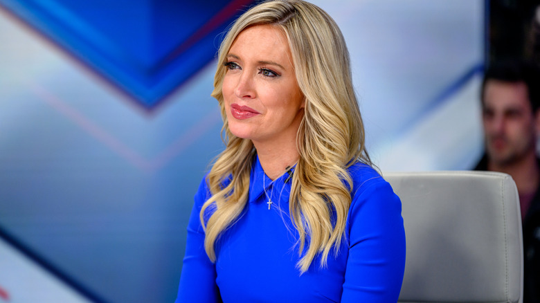 Kayleigh McEnany smiling politely