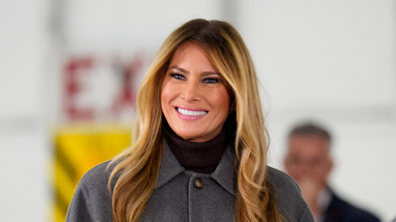 Melania Trump smiling