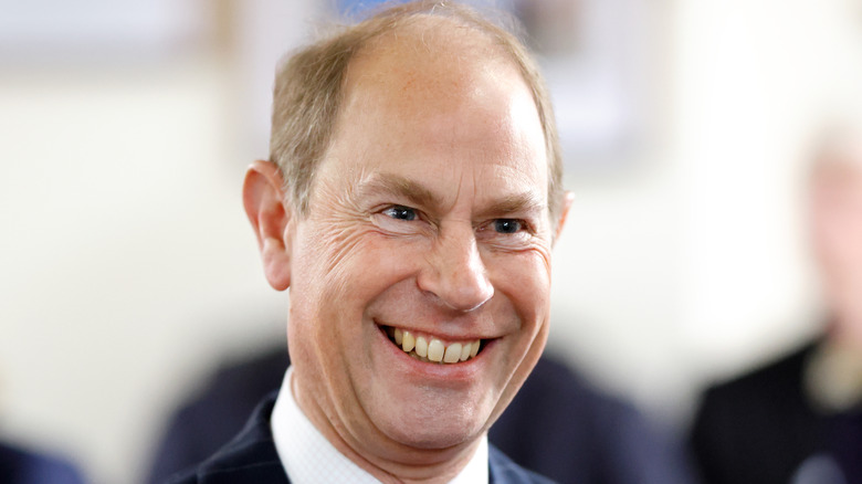 Prince Edward, Duke of Edinburgh smiling