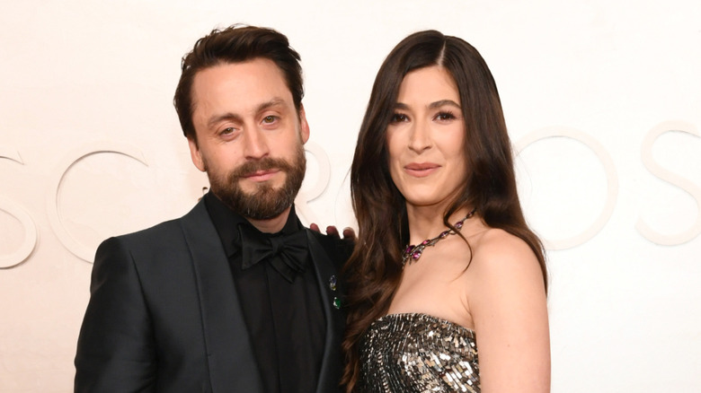 Kieran Culkin arm around Jazz Charton