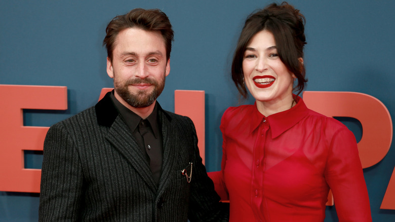 Kieran Culkin with Jazz Charton