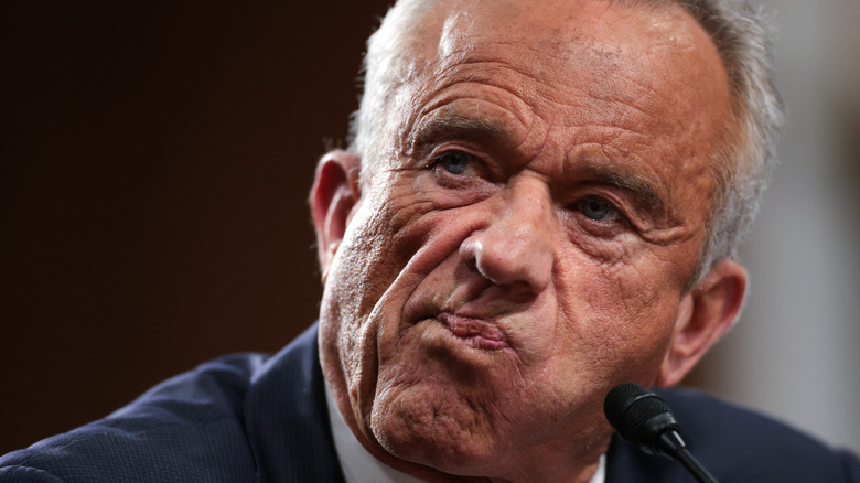 Robert F. Kennedy Jr., U.S. President Donald Trump's nominee for Secretary of Health and Human Services testifies during his Senate Finance Committee confirmation hearing at the Dirksen Senate Office Building on January 29, 2025 in Washington, DC.