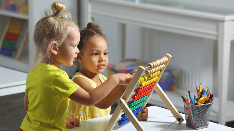 Children playing at daycare