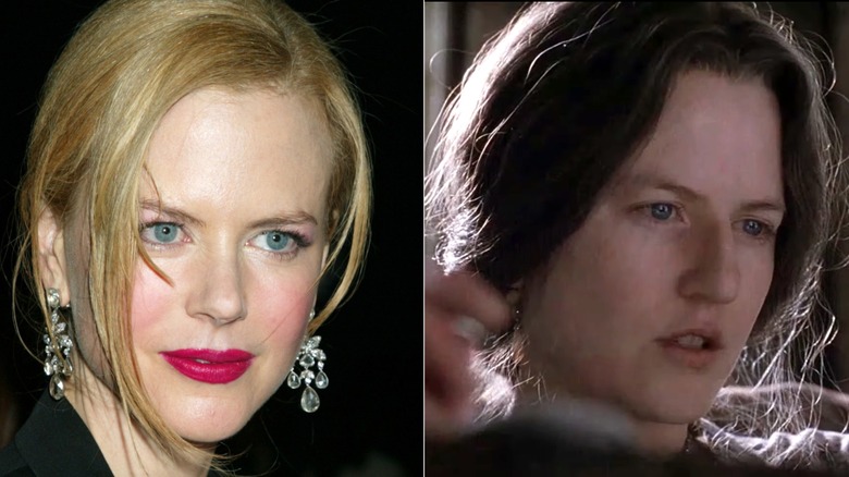 Nicole Kidman attends the New York premiere of "The Hours" on December 15, 2002 at The Paris Theater in New York City (2002); Nicole Kidman stars as Virginia Woolf in 'The Hours' (2002)