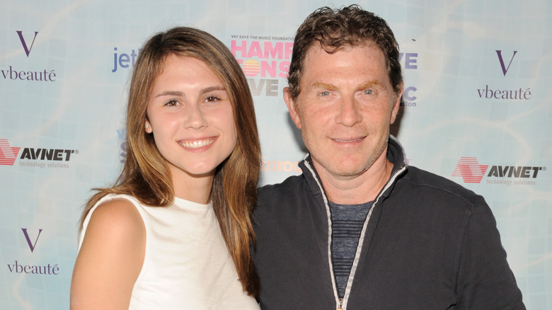 Sophie Flay with dad Bobby Flay in 2015
