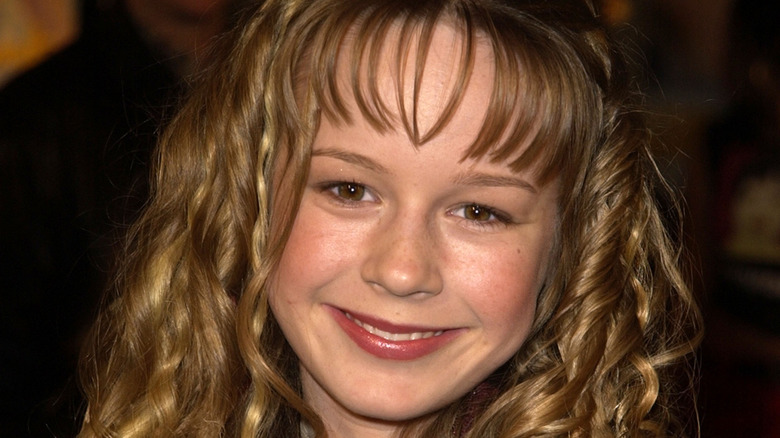 Brie Larson young close-up